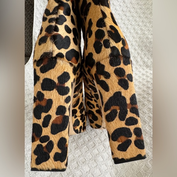 iL Fratellino Rising Star Ankle Booties in Leopard Print Pony Hair Size 38 US 8 - Picture 8 of 14